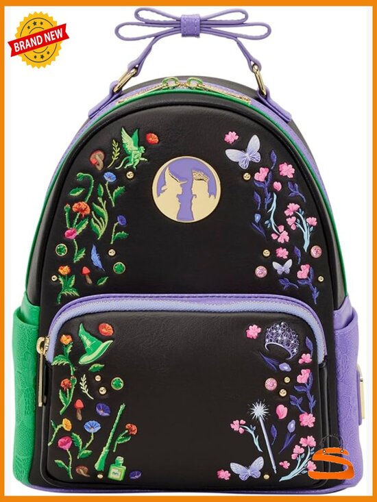 Wicked Glinda & Elphaba Mini Backpack, Lace Trim, Collectible display picture 1